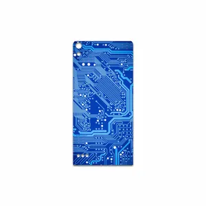 MAHOOT Blue Printed Circuit Board Cover Sticker for Huawei Ascend P6