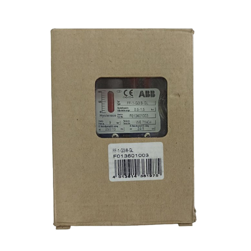 پرشر سوئیچ آ ب ب مدل FF-1-G3/8-GL پرشر سوئیچ آ ب ب مدل FF-1-G3/8-GL