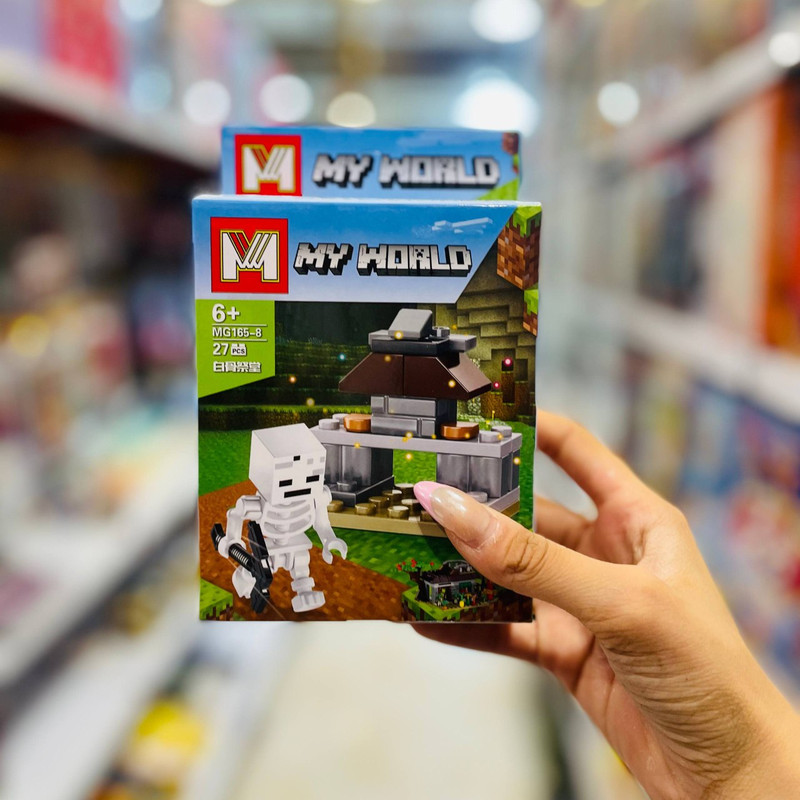 ساختنی 27 تکه مدل ماینکرافت کد MG165-8