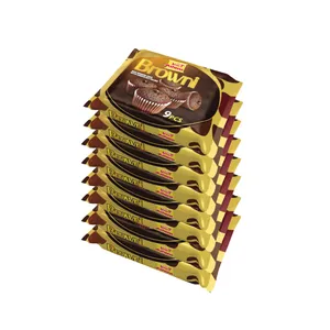  کیک مینی براونی با مغزی شکلاتی آشنا بسته 8 عددی
