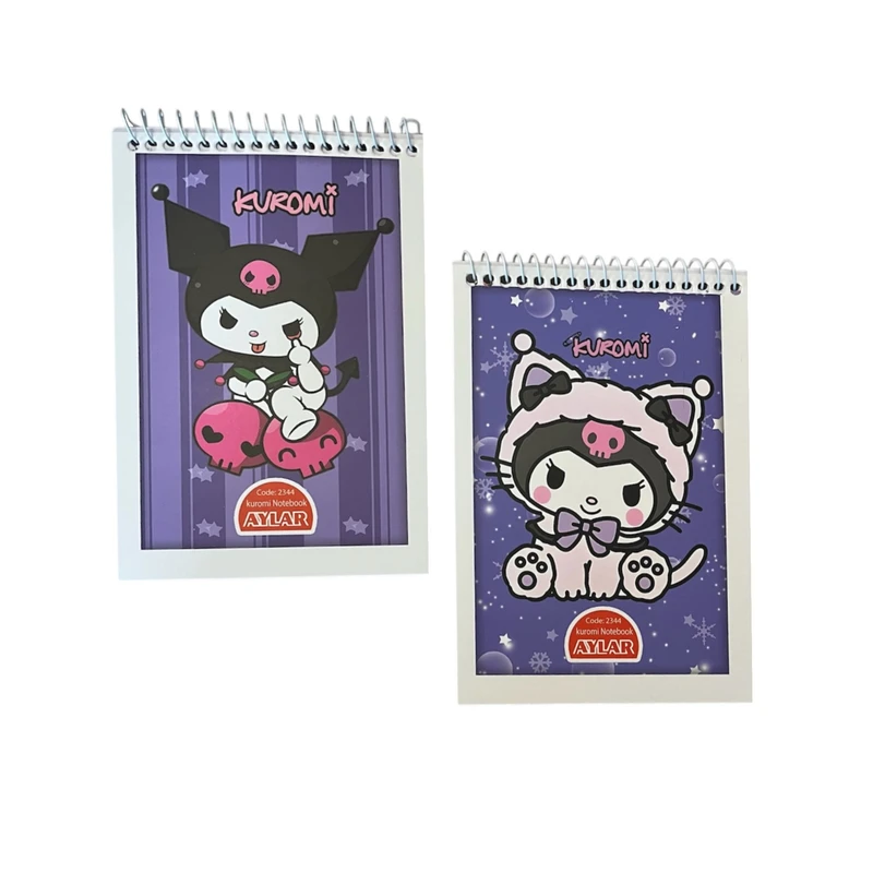 دفتر یادداشت ۶۰ برگ آیلار طرح کرومی بسته دو عددی