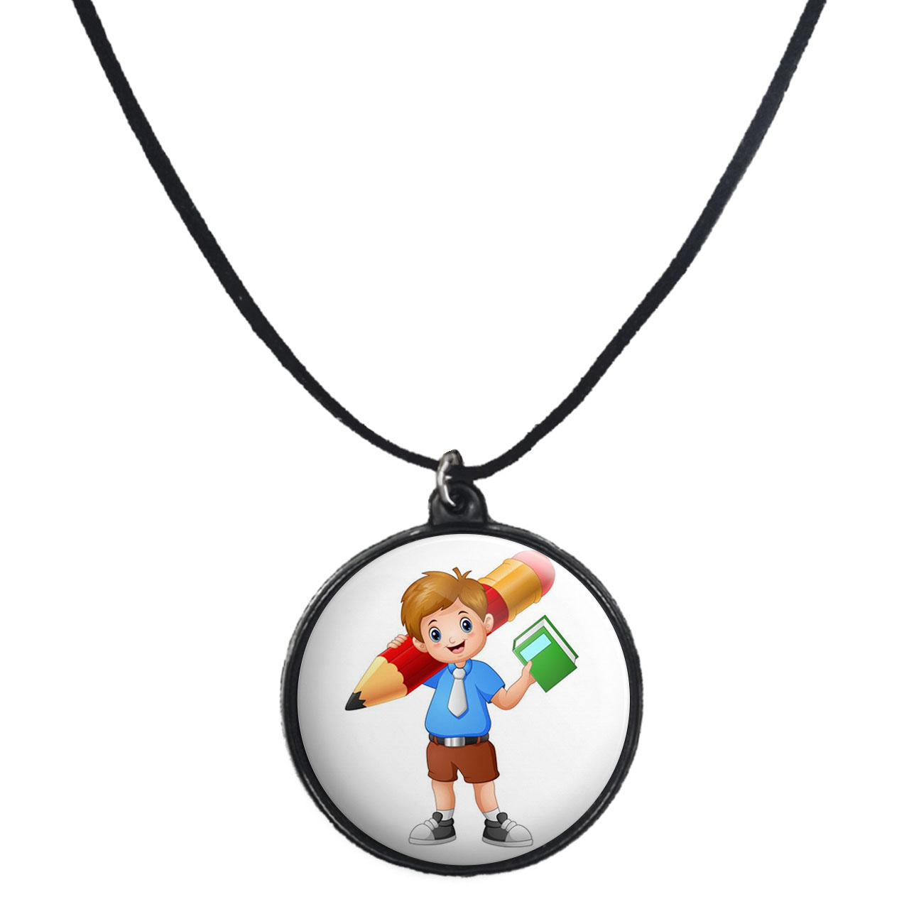 گردنبند پرمانه طرح جشن الفبا کد pmb.22598 مدل دو طرفه