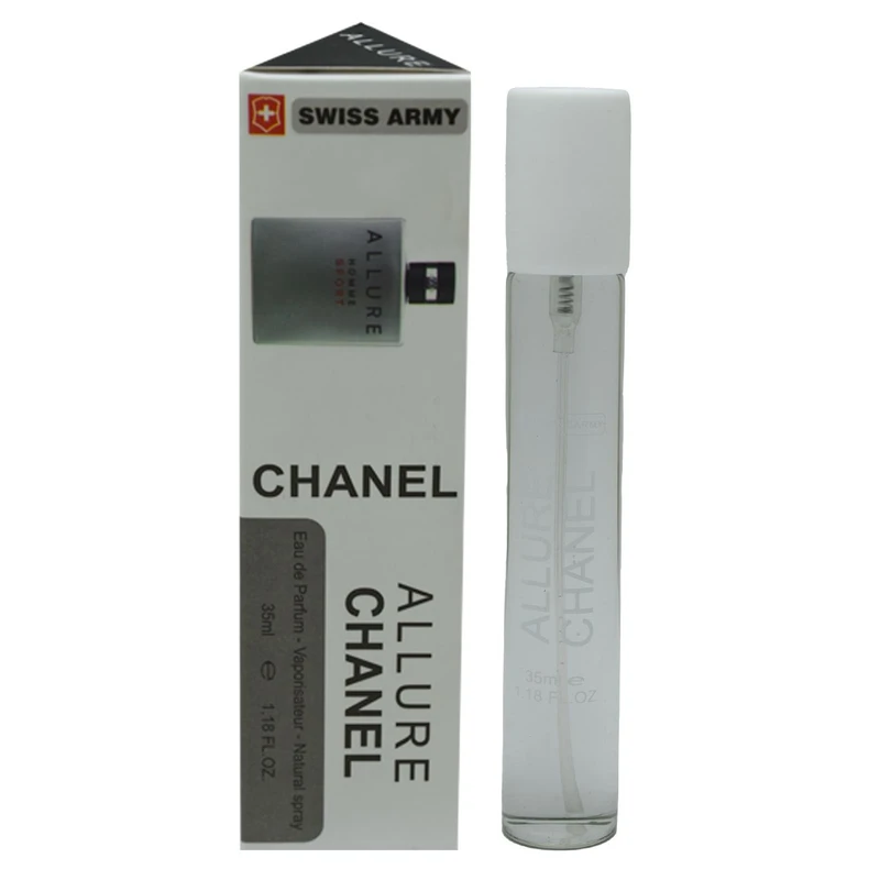 عطر جیبی مردانه سوئیس آرمی مدل شنل الور حجم 35 میلی لیتر