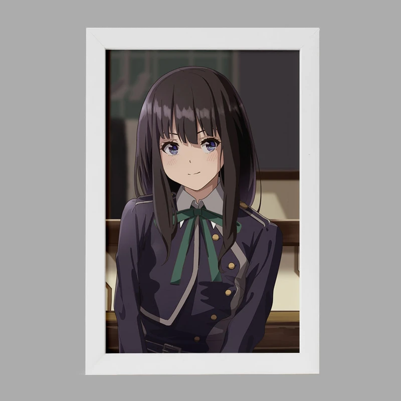 تابلو خندالو مدل تاکینا انیمه لیکوریس ریکویل Lycoris Recoil  کد 23069