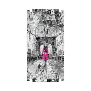 MAHOOT Collage of Catwalk Bridge-FullSkin Cover Sticker for Samsung Galaxy A7 2018