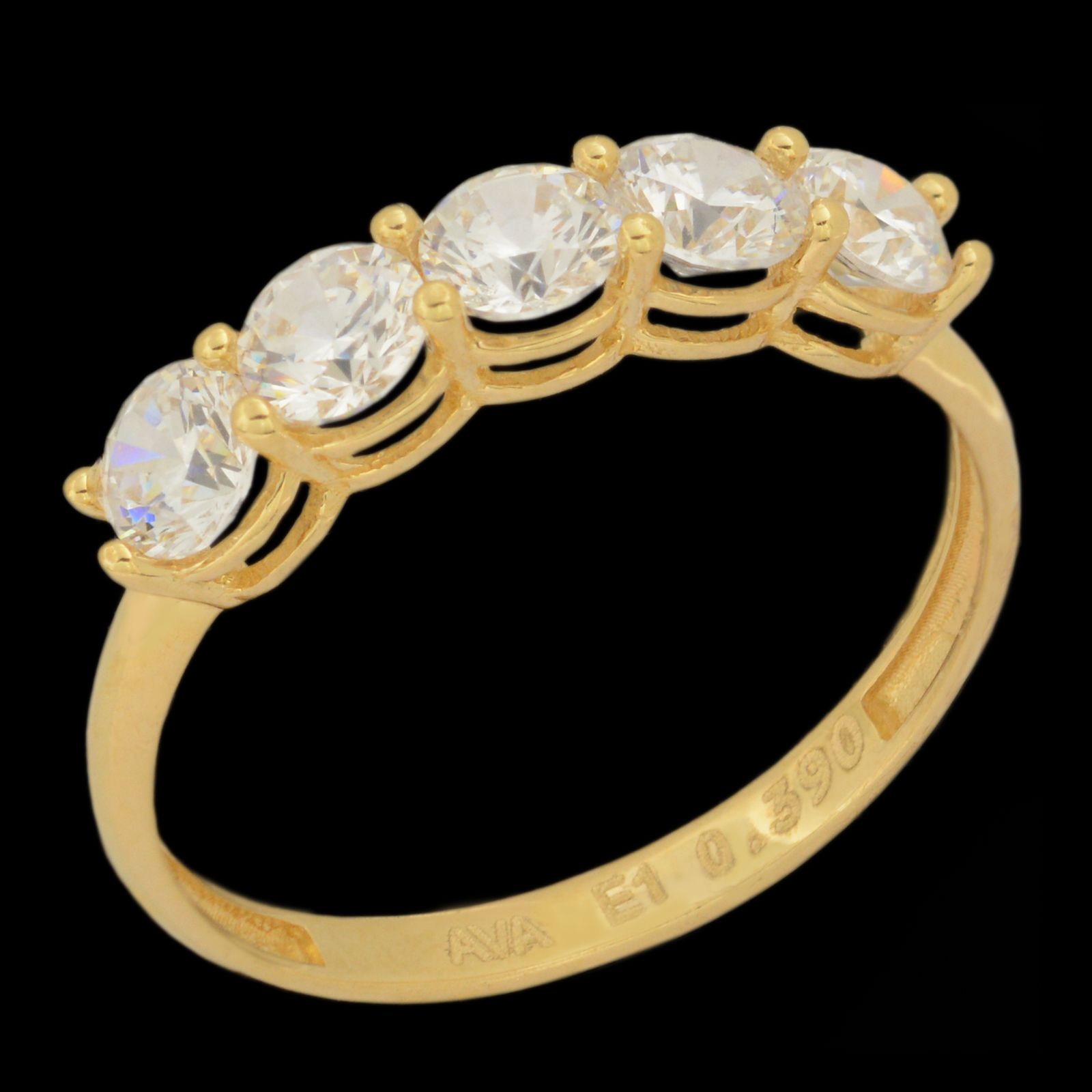 انگشتر طلا 18 عیار زنانه طلای مستجابی مدل مالتی جم کد 670193 -  - 1