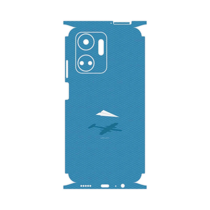 برچسب پوششی ماهوت مدل Minimal Paper Airplane-FullSkin مناسب برای گوشی موبایل آنر X7a