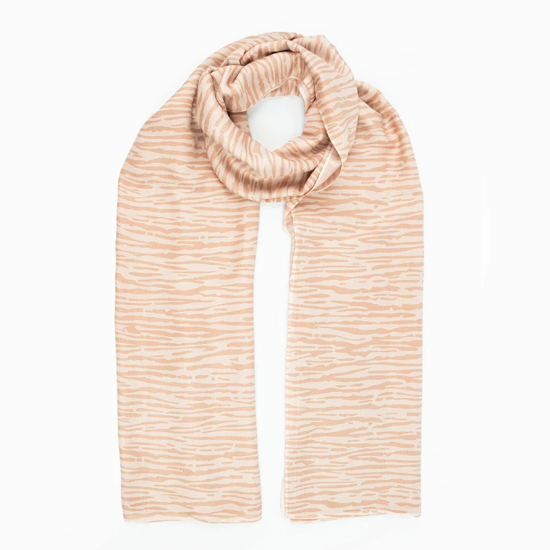 شال زنانه جوتی جینز مدل چهارفصل کد 101 رنگ گلبهی