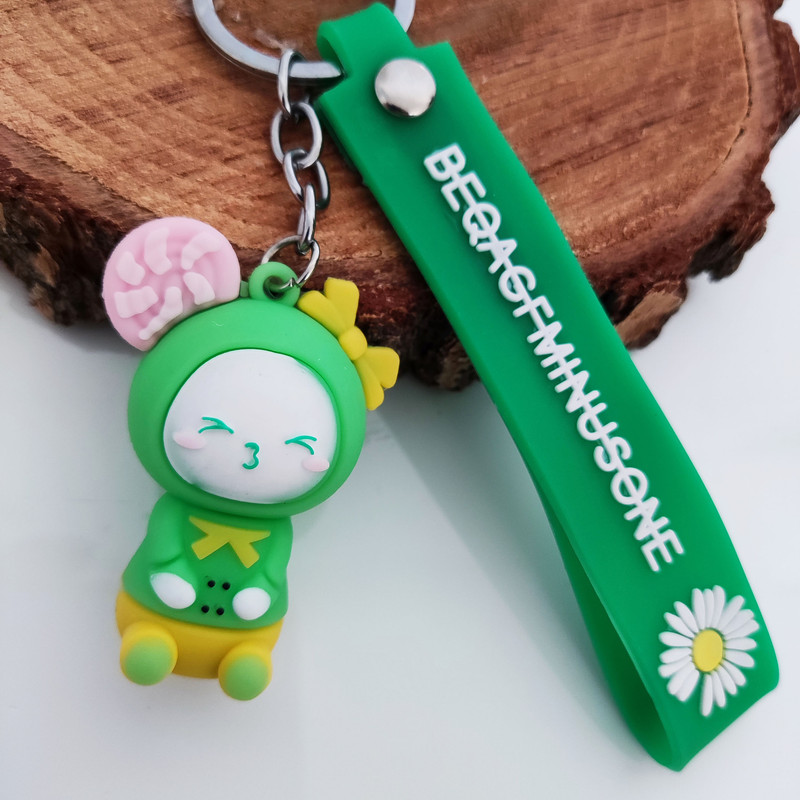 جاکلیدی مدل  سیلیکونی طرح کارتون دختر شیرینی کد DB23