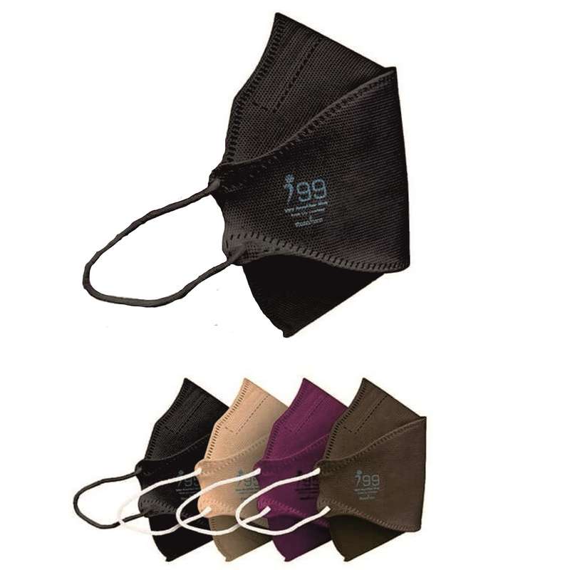 ماسک تنفسی ریما مدل سه بعدی نوجوان N99 نانو کد dark_MF99 بسته 25 عددی