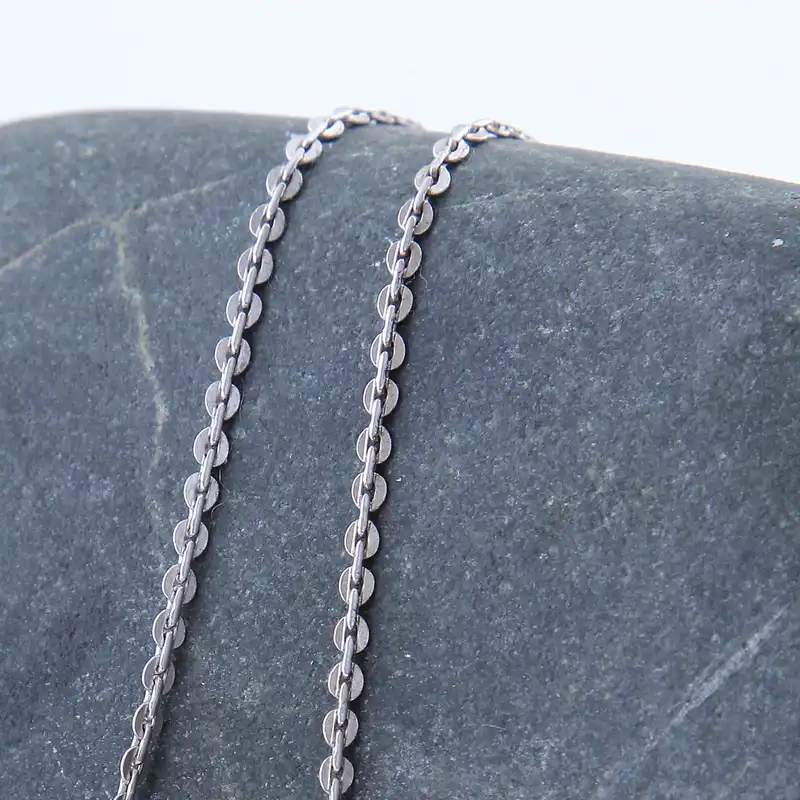 زنجیر نقره زنانه مدل کابلی ریز بافت ایتالیایی کد ZR_109