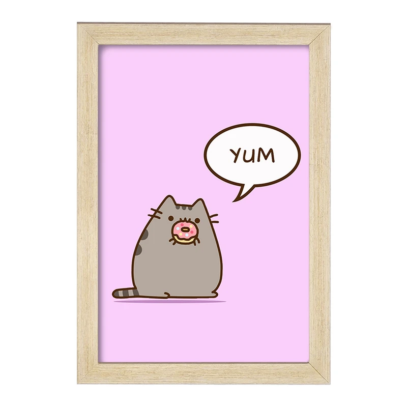 تابلو خندالو مدل پوشین گربه بامزه کد 26599