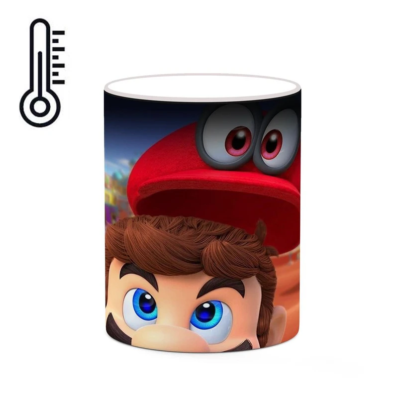 ماگ حرارتی کاکتی مدل بازی سوپر ماریو Super Mario Odyssey کد mgh30633