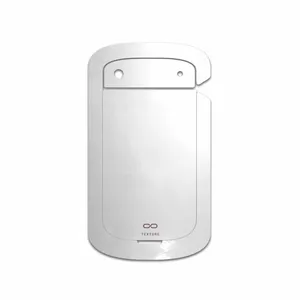 MAHOOT Metallic-White Cover Sticker for BlackBerry Bold Touch 9900