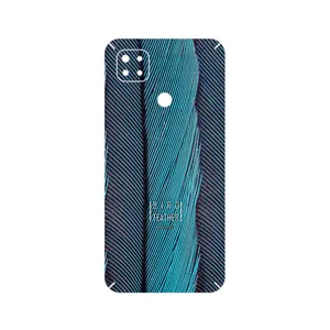 MAHOOT Turquoise feathers Cover Sticker for Xiaomi Redmi 9C NFC