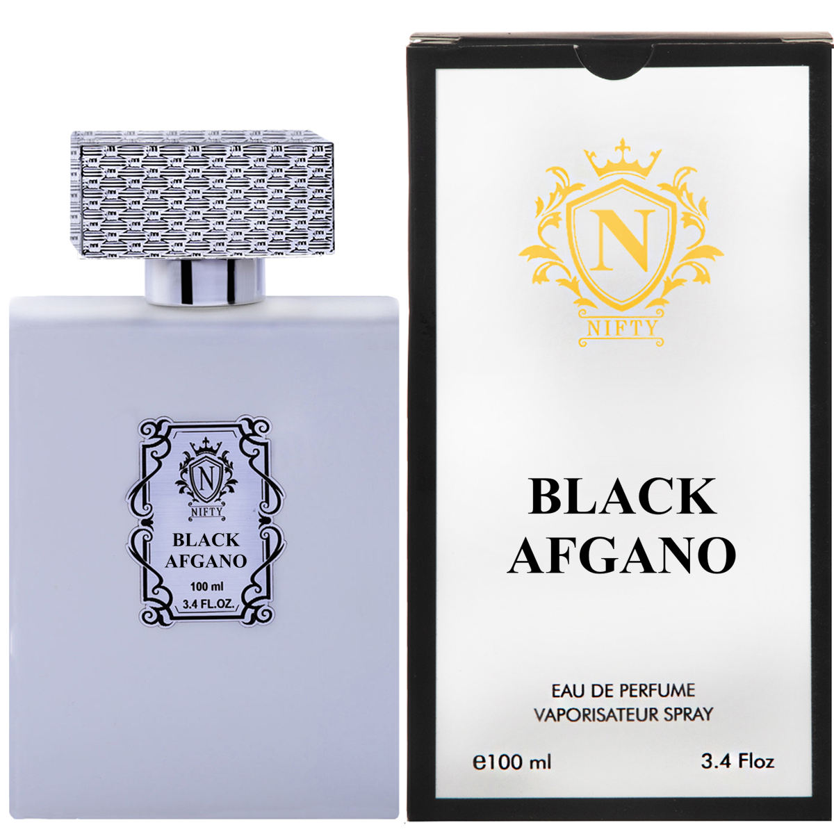 ادو پرفیوم مردانه نیفتی مدل BLACK AFGANO حجم 100 میلی لیتر