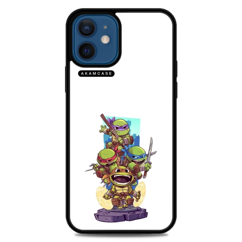 کاور آکام مدل AMC-WA12M-NINJA TURTLES17مناسب برای گوشی موبایل اپل iPhone 12 Mini