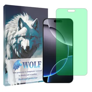 Wolf green light screen Protector Suitable for Appel iPhone 16 Pro Max Mobile Phone