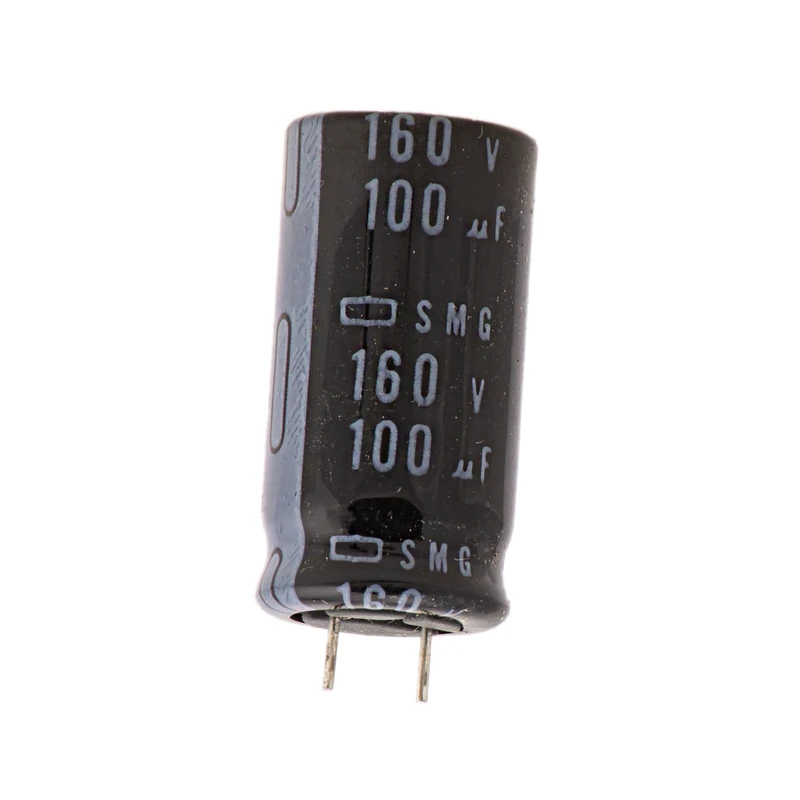 خازن الکترولیت 100 میکرو فاراد کد 00071 بسته 5 عددی