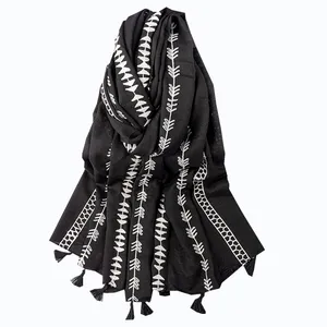 شال زنانه مدل خامه دوزی 01