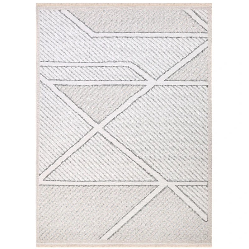 فرش ماشینی 200 شانه دنیای فرش زمینه نسکافه‌ای حاشیه بژ مدل آرشا کد 3016