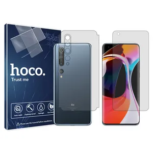 Hoco HyGEL model transparent screen protector suitable for Xiaomi Mi 10 5G mobile phone with back protector
