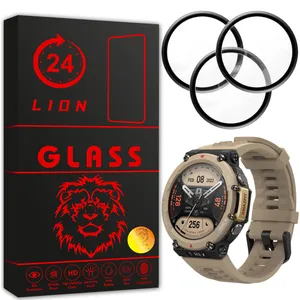   محافظ صفحه نمایش لاین مدل RT007 مناسب برای ساعت هوشمند شیائومی Smart Watch Amazfit T Rex 2 بسته سه عددی