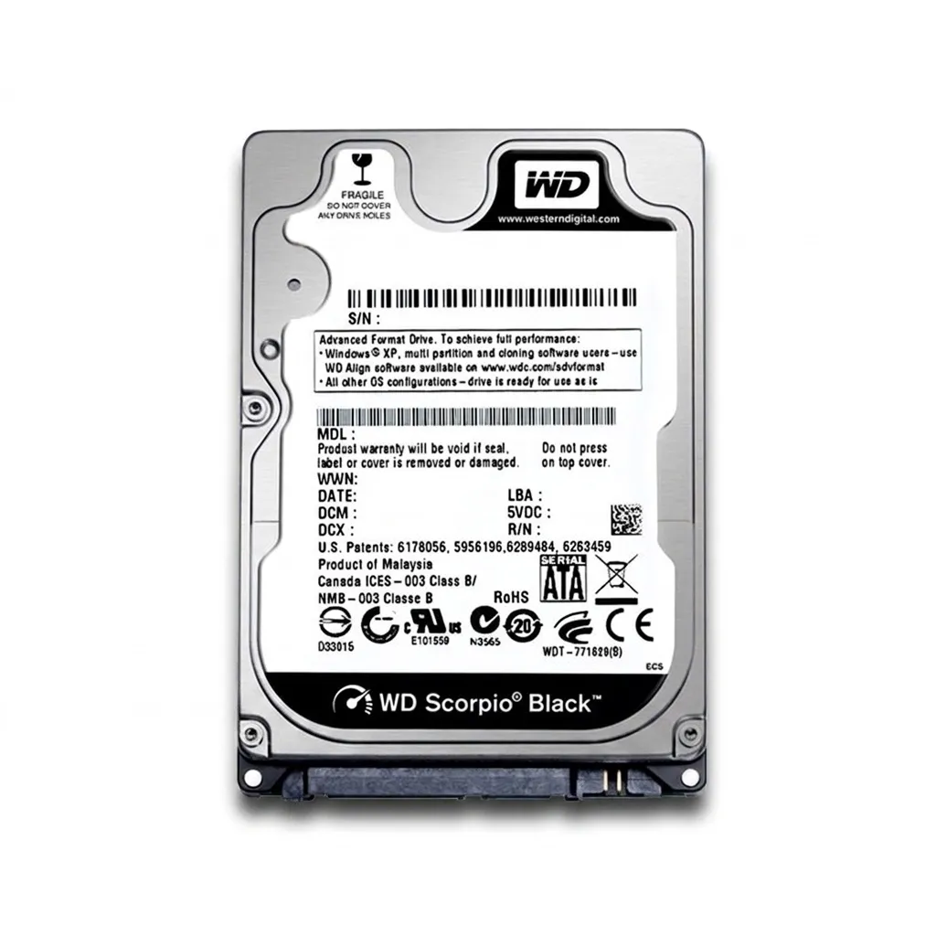 هارد دیسک وسترن دیجیتال مدل WD500LPLX ظرفیت 500 گیگابایت