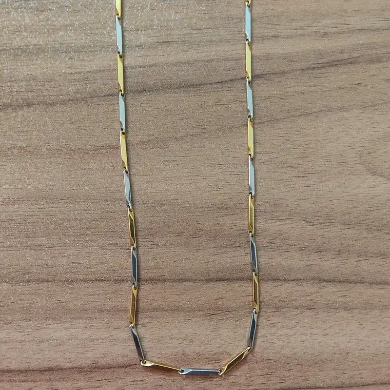 گردنبند مردانه مدل کبریتی کد am007