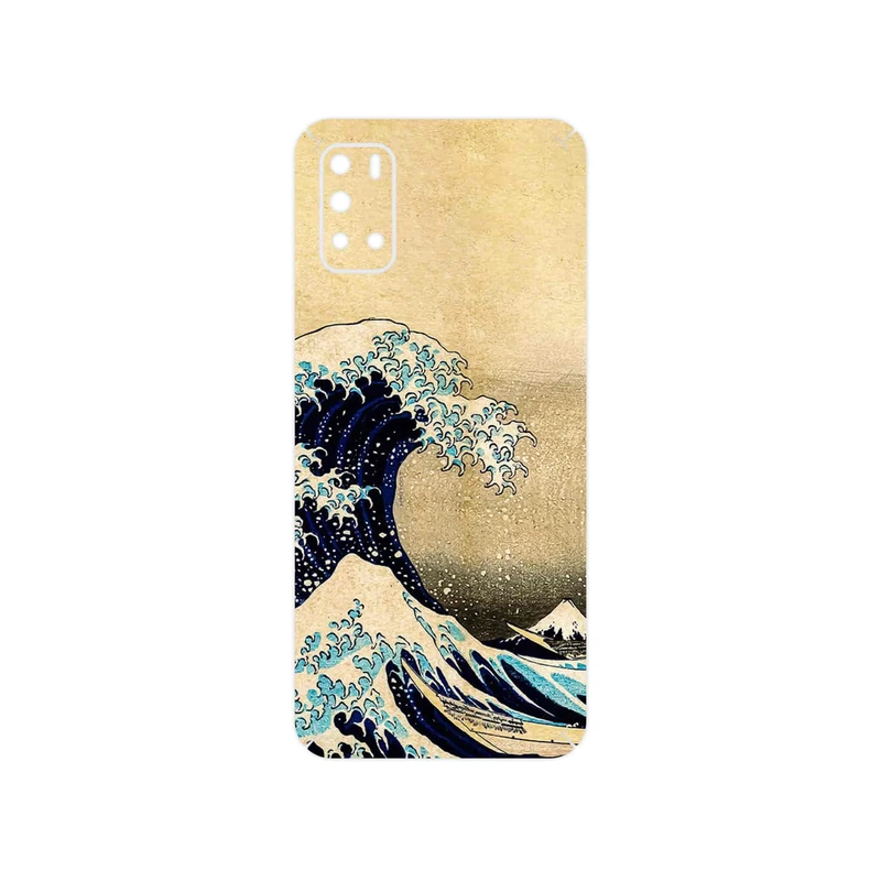 برچسب پوششی ماهوت مدل The Great Wave off Kanagawa of Hokusai مناسب برای گوشی موبایل جی پلاس Z10