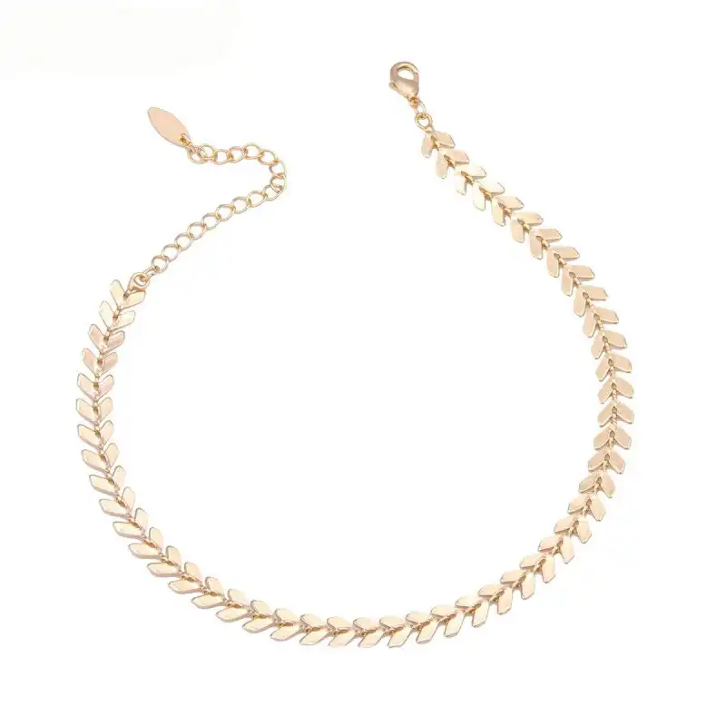 پابند زنانه مدل تیغ ماهی کد 121210001212