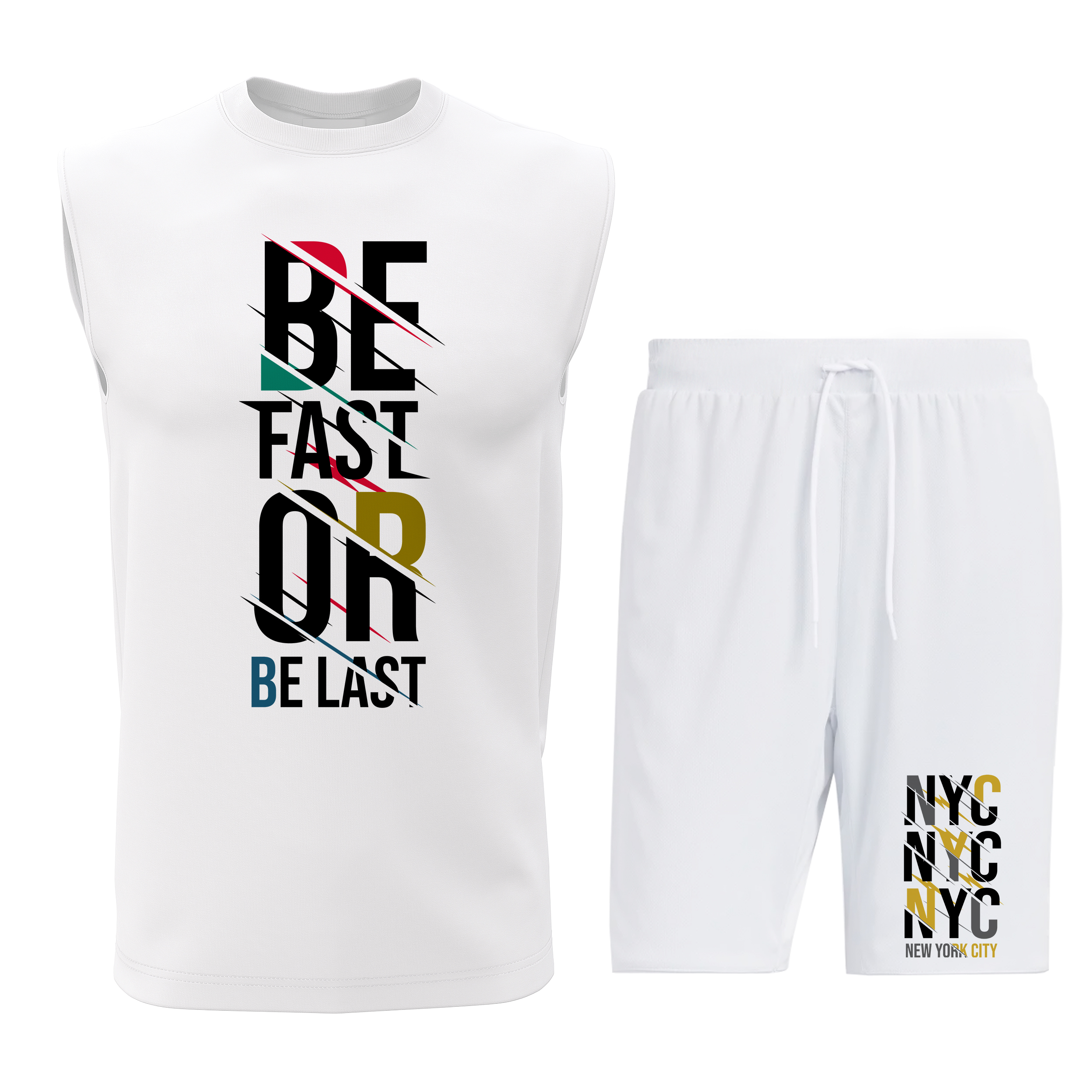 ست تاپ و شلوارک مردانه مدل T106W