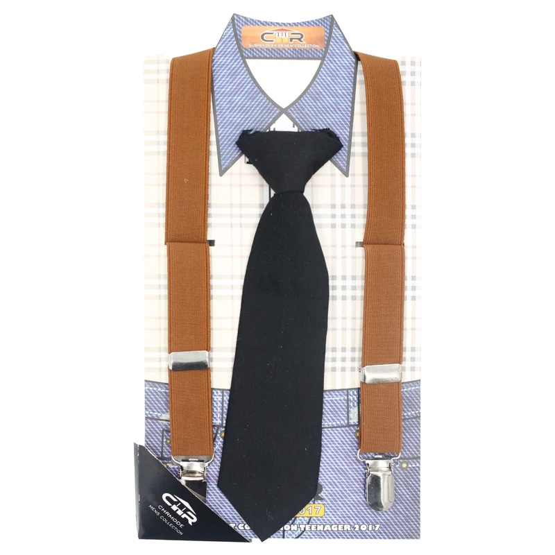  ست ساس بند و کراوات نوزادی سی اچ آر مدل  KNBTIE020BRLBRD