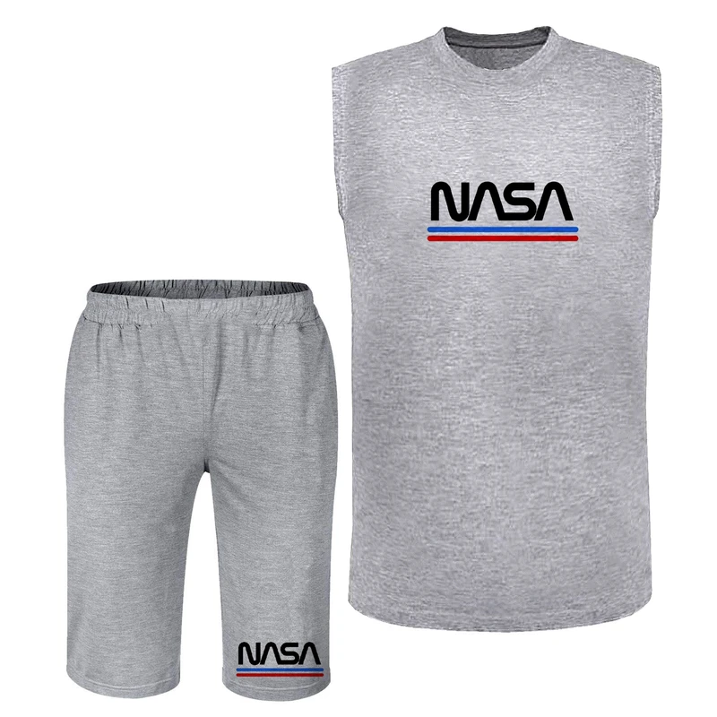 ست تاپ و شلوارک مردانه مدل A252 NASA