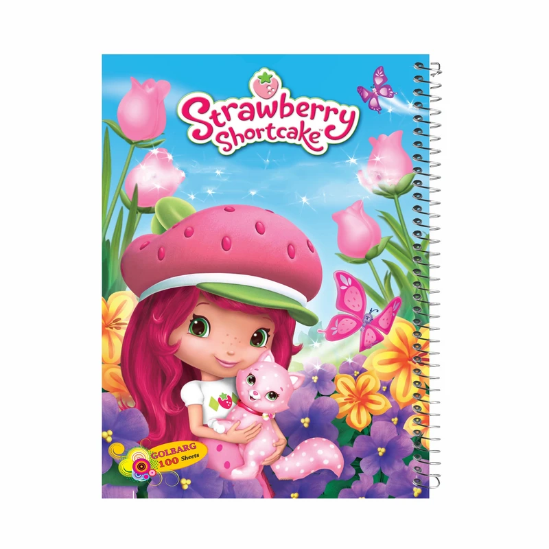 دفتر مشق 100 برگ گلبرگ طرح توت فرنگی کد 1009042