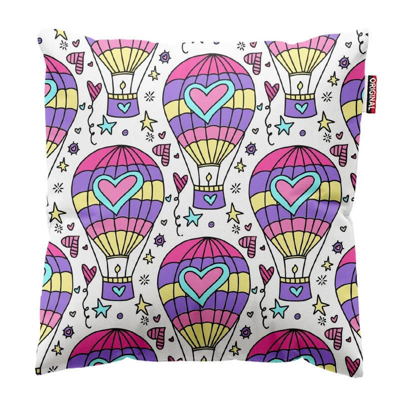 کوسن پاد آفرین طرح کارتونی بالون کد 1380 سایز 30*30 سانتی متر