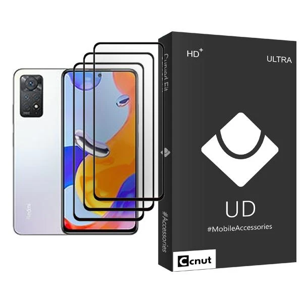 محافظ صفحه نمایش کوکونات مدل UDB Ultra MIX003 مناسب برای گوشی موبایل شیائومی Redmi Note 11 Pro بسته سه عددی