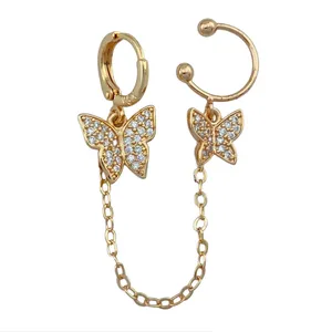 گوشواره زنانه وای اس ایکس مدل پروانه کد E4183