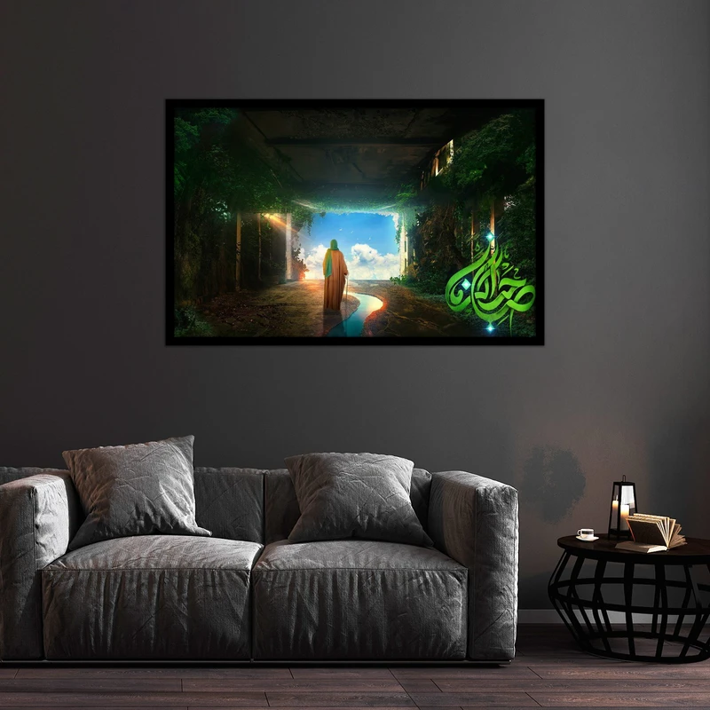 تابلو بکلیت طرح تصویر مذهبی امام زمان (عج) مدل B-bu2463