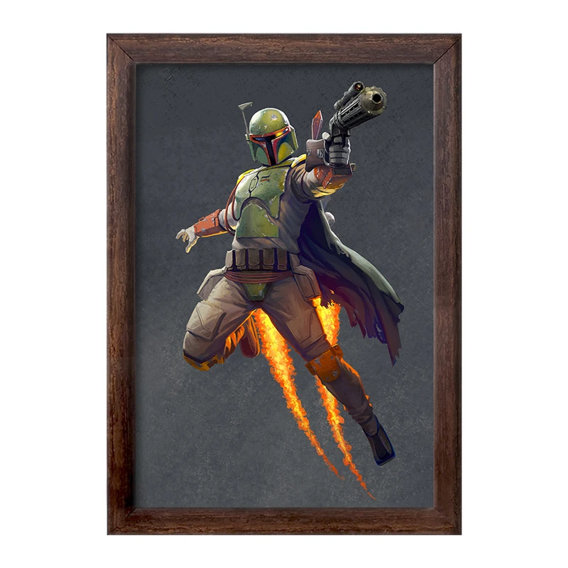 تابلو خندالو طرح جنگ ستارگان (Star Wars) کد F1781