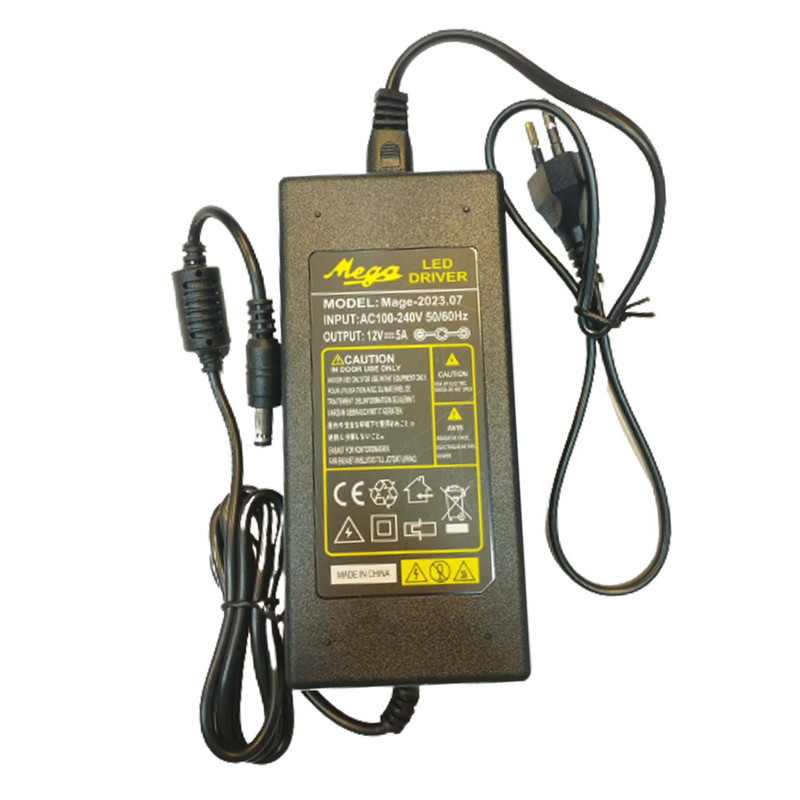 آداپتور 12 ولت 5 آمپر مگا مدل KSRE-12V5A