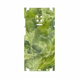 MAHOOT Green Crystal Marble-FullSkin Cover Sticker for Xiaomi Redmi Note 9S