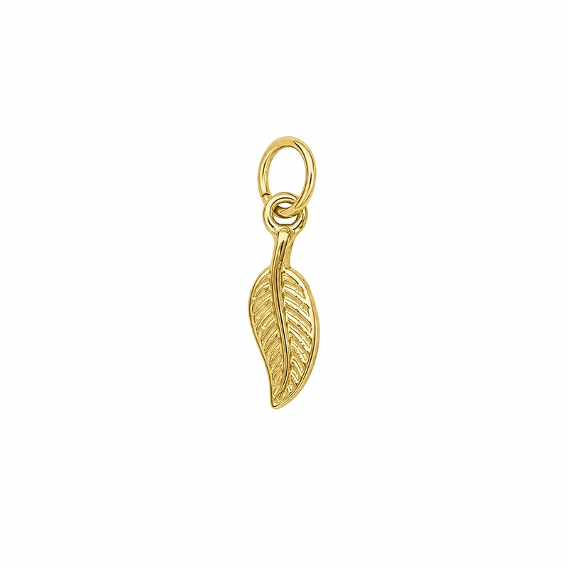 آویز گردنبند طلا 18 عیار زنانه مان گالری طرح برگ کد MD01-0032100