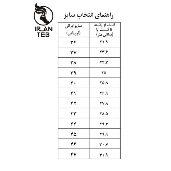 کفش طبی مردانه ایران طب مدل گریدر -  - 5
