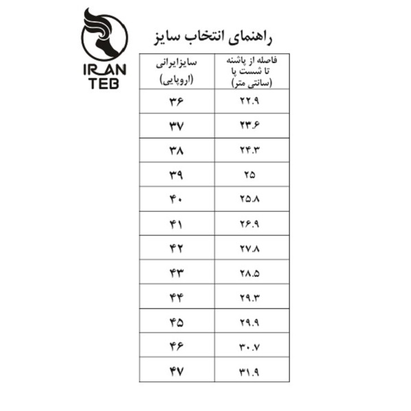 کفش طبی مردانه ایران طب مدل پانو رنگ عسلی -  - 5