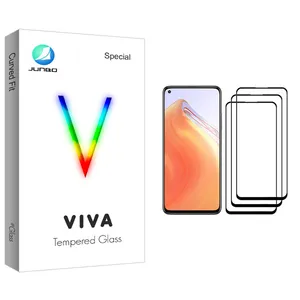 Junbo Viva Glass Screen Protector For Xiaomi Mi 10T 5G Pack Of 3