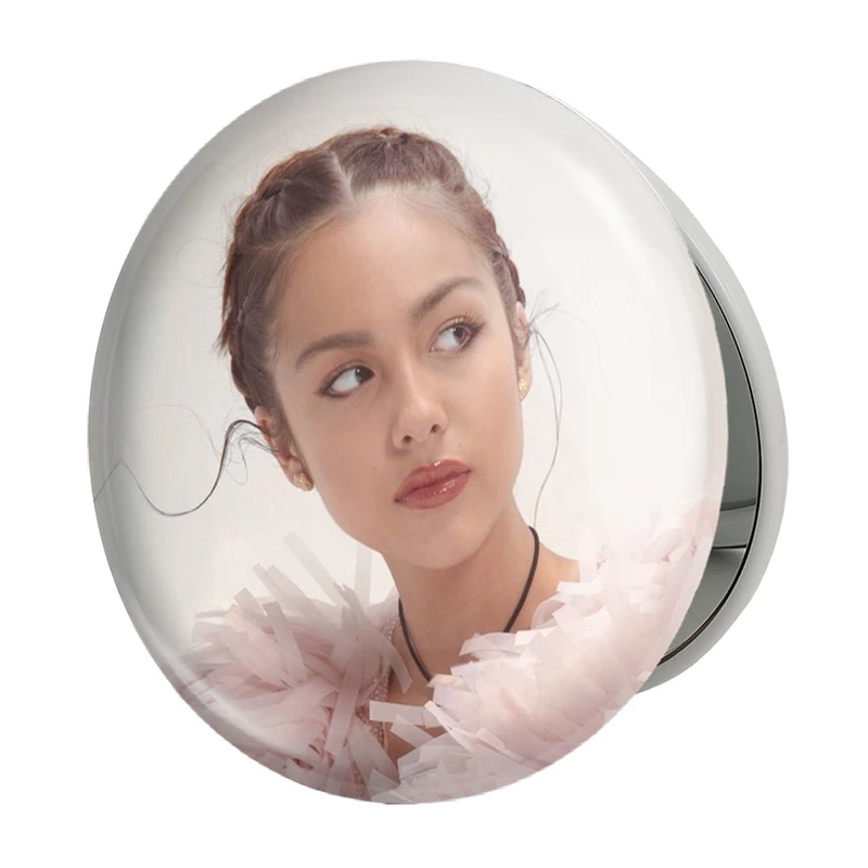 آینه جیبی خندالو طرح اولیویا رودریگو Olivia Rodrigo مدل تاشو کد 19274 