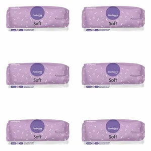 نوار بهداشتی پنبه ریز مدل Lida مجموعه 6 عددی