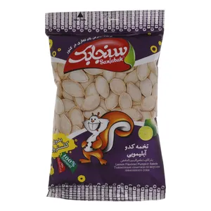 تخمه کدو با طعم آبلیمویی سنجابک  - 75 گرم