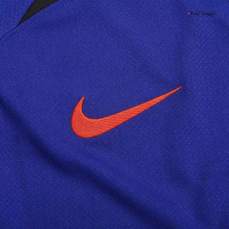 ست تی شرت آستین کوتاه و شلوارک ورزشی مردانه مدل هلند Away WC2022